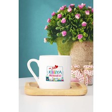 En Tatlı Kimya Mühendisi Hediye Türk Kahvesi Fincanı Ahşap Altlıklı