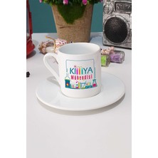 Kimya Mühendisi Hediye Türk Kahvesi Fincanı Beyaz