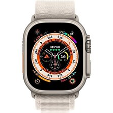 Asfal Apple Watch Uyumlu 42MM 44MM 45 mm 49mm Kordon 1/2/3/4/5/6/se/7/8/ Watch Ultra Alpine Loop Kordon Bej