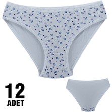 Oskasa Dondeza 101-67 Desenli Bayan Bikini 12'li
