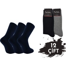 Oskasa Pierre Cardin 515 Orjinal Erkek Termal Havlu Çorap 12'li