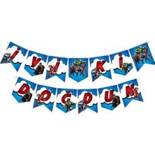 Hayaller Dükkanı Avengers Yenilmezler  Iyi Ki Doğdun Yazısı