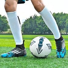 Boxinyuan Futbol Ayakkabıları Erkek Kramponları Spor Ayakkabıları Yüksek Bilek Ag/tf Kramponlar Erkek Çocuk Outdoor Spor Ayakkabıları (Yurt Dışından)