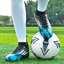 Boxinyuan Futbol Ayakkabıları Erkek Kramponları Spor Ayakkabıları Yüksek Bilek Ag/tf Kramponlar Erkek Çocuk Outdoor Spor Ayakkabıları (Yurt Dışından)