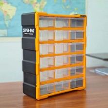 Hesaplı Hırdavat Monoblok Organizer Seti Çekmece Seti 18 Li ASR-6002