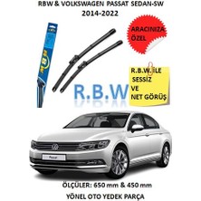 Rbw & Volkswagen Passat Sedan-Sw   2014-2022 Aracınız Için Özel  R.b.w. Muz Silecek Takımı