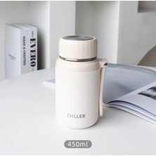 Bottlex 450ML Paslanmaz Çelik Kaydırmaz Lastikli Termos Bardak Mug Araç Kahve Çay Termosu (Yurt Dışından)