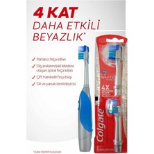 Colgate Diş Fırçası Yedek Başlık 360 Pilli Optik Beyaz Platinum Beyazlatıcı Yumuşak 1+1