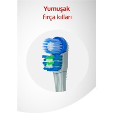 Colgate Diş Fırçası Yedek Başlık 360 Pilli Optik Beyaz Platinum Beyazlatıcı Yumuşak 1+1