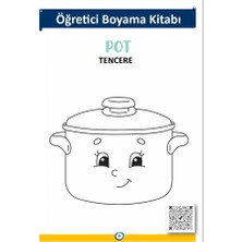 Ingilizce Kelime Öğreten Boyama Kitap Seti (2 Fasikül Kitap) (Ciltli)