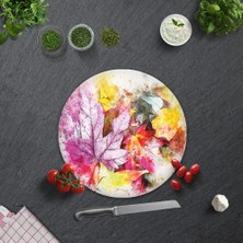 Decorita Renkli Sonbahar | Cam Kesme Tahtası - Cam Kesme Tablası |