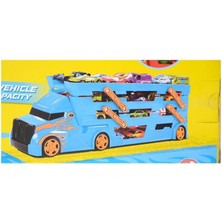 Polesie King Toys 3 Katlı Sürat Pistli Tır 3 Arabalı Çocuklar Için Garaj Otopark Yarış Pisti Eğitici Oyun Seti