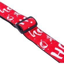 Wagon Straps Yılbaşı Temalı Gitar Askısı - Kırmızı