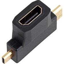 Alfais 4524 Mini -Micro Mikro HDMI Çevirici Dönüştürücü Adaptör