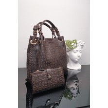 Just Polo Kadın Örgülü 4 Bölmeli Omuz Çantası ve El Çantası GD92180