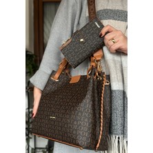 Just Polo Kadın Örgülü 4 Bölmeli Omuz Çantası ve El Çantası GD92180