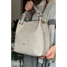 Just Polo Kadın Örgülü 4 Bölmeli Omuz Çantası ve El Çantası GD92180