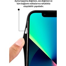 Deilmi Iphone 12 Pro Uyumlu Siyah Lens Korumalı Renkli Kapitone Görünüm Çizilmez Dapper Silikon Kılıf Kapak