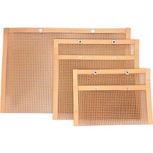 Sharplace 3pcs Barbekü Izgara Çantalar Mesh Torbası Barbekü Izgara Çantası Bahçe Bakır (Yurt Dışından)