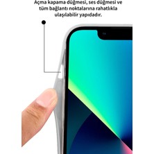 Deilmi Iphone 12 Pro Max Beyaz Lens Korumalı Renkli Kapitone Görünüm Çizilmez Dapper Silikon Kılıf Kapak