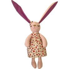 UDATOYS Tavşan Uyku Arkadaşım Pelüş Uzun Kulak Oyuncak Bunny Peluş 45 cm