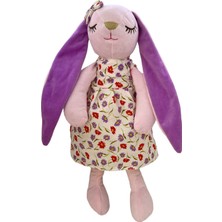 UDATOYS Tavşan Uyku Arkadaşım Pelüş Uzun Kulak Oyuncak Bunny Peluş 45 cm