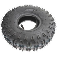 Dharry Siyah Yeni Kauçuk 4.10-4 4 "yedek Iç Tüp Dış Kravat Motosikletler (Yurt Dışından)