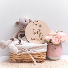 Eska Events Hello World Ahşap Fotoğraf Kartı