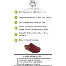 Yıldız Shoes Hogus Ithal Unisex Kışlık Önü Kapalı Keçeli Günlük Sabo Ev Terliği Misafir Ev Terliği Gri