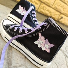 Mech Butik My Melody Baskılı Siyah Spor Ayakkabı Sneakers