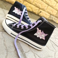 Mech Butik My Melody Baskılı Siyah Spor Ayakkabı Sneakers