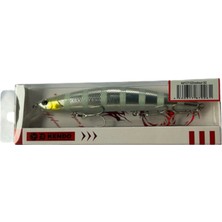 Kendo Seabass Minnow 125F 21GR (Color : 32) (Zebra Glow)