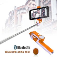 Else Nippon Turuncu Bluetooth Kumandalı Selfie Çubuğu-Tripod Vlog Telefon Tutucu