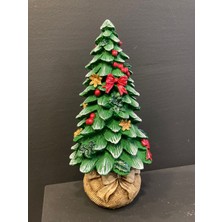 Lizzart Workshop Lizzartyılbaşı Çam 24*11  (LIZZART1100) 1. Sınıf Polyester El Boyama