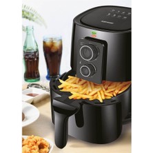 Goldmaster Vital Dinamik Hava Akımı Teknolojili 3.8 Litre Airfryer Yağsız Kızartma Sıcak Hava Fritöz GM7477