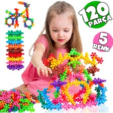 Think Master Master Molecules Eğitici Kilitli Molekül Stem Eğitimi Uyumlu 5 Renk 120 Parça Eğitici LEGO Oyuncak