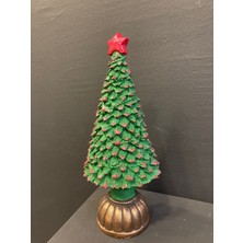 Lizzart Workshop Lizzartyıldızlı Çam 18*8   (LIZZART1102) 1. Sınıf Polyester El Boyama