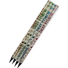 Cmk Best Friend Siyah Lata Kurşun Kalem Seti 4'lü Paket