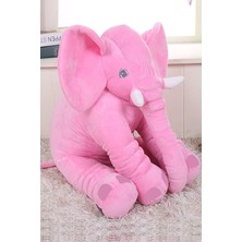 Yk Store Pembe Peluş Uyku Arkadaşım Yumuşak Fil Büyük Boy 60 cm