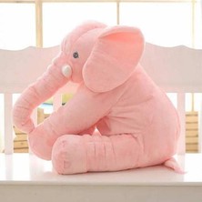 Yk Store Pembe Peluş Uyku Arkadaşım Yumuşak Fil Büyük Boy 60 cm