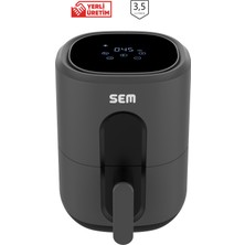 Sem SC306 Smart Dokunmatik Ekran Akıllı Midocook Yağsız Kızartma Sıcak Hava Fritöz Airfryer Hava Fritöz