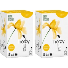 Herby Fit Tea Elma Sirkeli Ananaslı Diyete Destek Form Bitki Çayı 2'li Paket