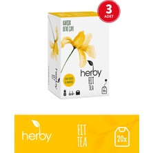 Herby Fit Tea Elma Sirkeli Ananaslı Diyete Destek Form Bitki Çayı 3'lü Paket