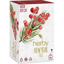 Herby New Year Tea Yılbaşı Temalı Karamel Vanilyalı Bitki Çayı