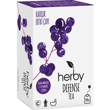 Herby Defense Tea Kara Mürver Bağışıklığa Destek Bitki Çayı