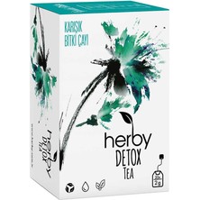 Herby Detox Tea Diyete Destek Detoks Bitki Çayı 2'li Paket