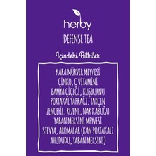 Herby Defense Tea Kara Mürver Bağışıklığa Destek Bitki Çayı 2'li Paket