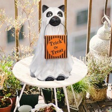 Bawei Candy Bowl Tutucu Köpek/ Parti Süs Cadılar Bayramı Hile Veya Tedavi Edin Snack Bowl Cat (Yurt Dışından)