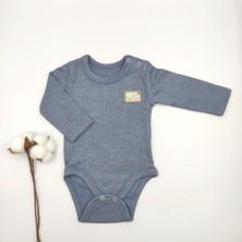 Bebek Star Uzun Kollu Termal Bady İndigo Mavi