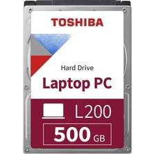Toshiba 500GB 2.5" 5400RPM 8mb L200 HDWK105UZSVA